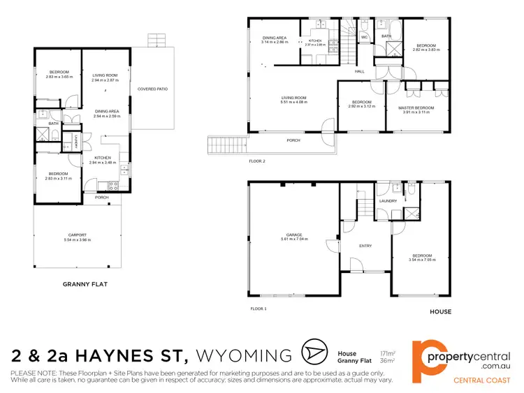 Floorplan of Homely house listing, 2 & 2A Haynes Street, Wyoming NSW 2250