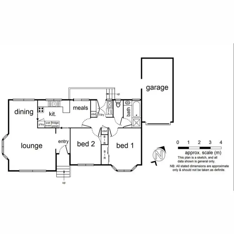 Floorplan of Homely unit listing, 1/110-112 Croydon Road, Croydon VIC 3136