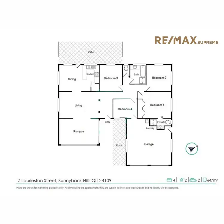 Floorplan of Homely house listing, 7 Laurieston Street, Sunnybank Hills QLD 4109