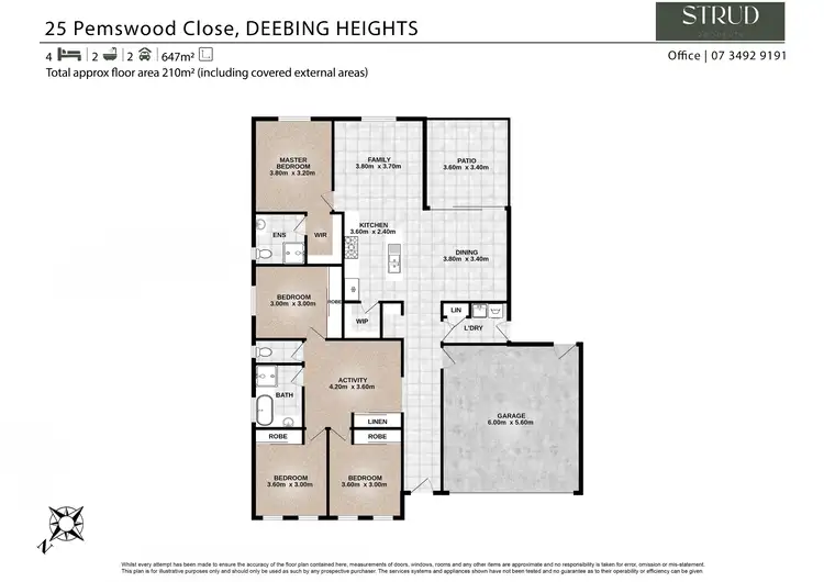 Floorplan of Homely house listing, 25 Pemswood Close, Deebing Heights QLD 4306