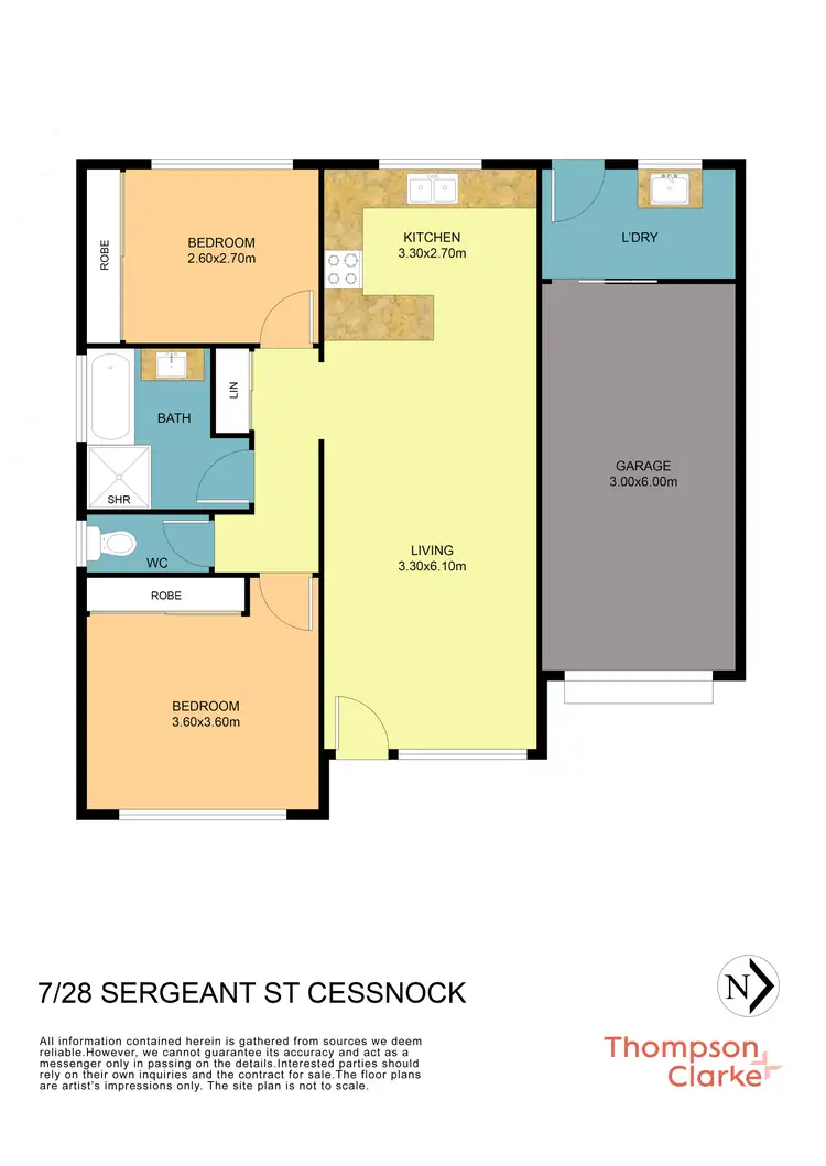 Floorplan of Homely house listing, 7/28 Sergeant Street, Cessnock NSW 2325