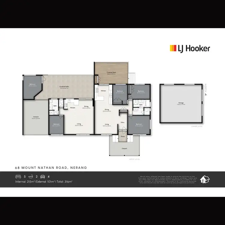 Floorplan of Homely rural property listing, 68 Mount Nathan Road, Nerang QLD 4211