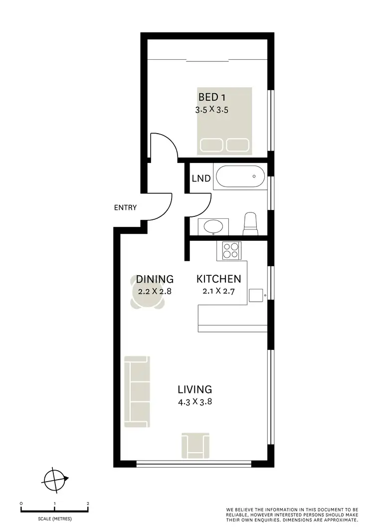 Floorplan of Homely apartment listing, 5/7 Penkivil Street, Bondi NSW 2026