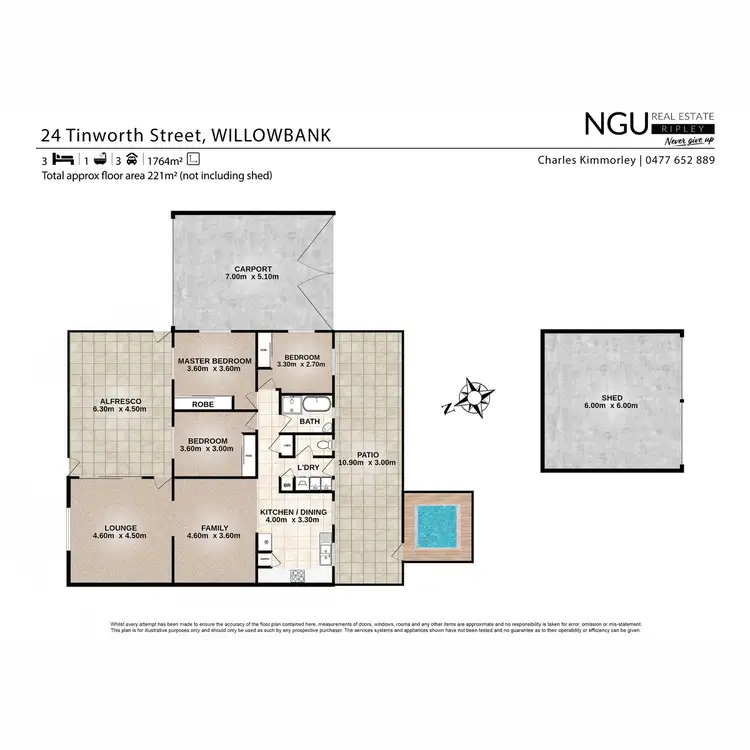 Floorplan of Homely house listing, 24 Tinworth Street, Willowbank QLD 4306