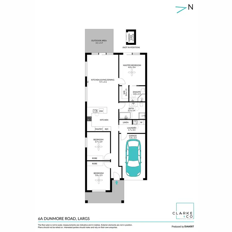 Floorplan of Homely house listing, 6A Dunmore Road, Largs NSW 2320