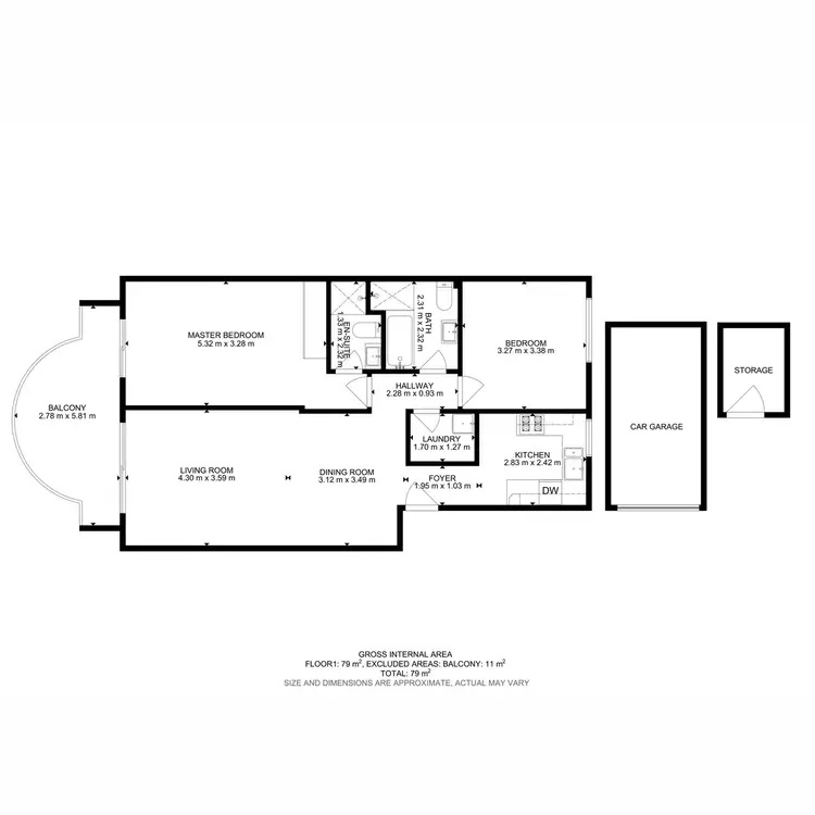 Floorplan of Homely apartment listing, 13/33-39 Wilga Street, Burwood NSW 2134
