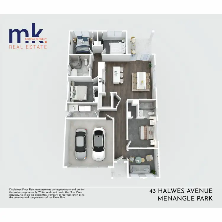 Floorplan of Homely house listing, 43 Halwes Avenue, Menangle Park NSW 2563