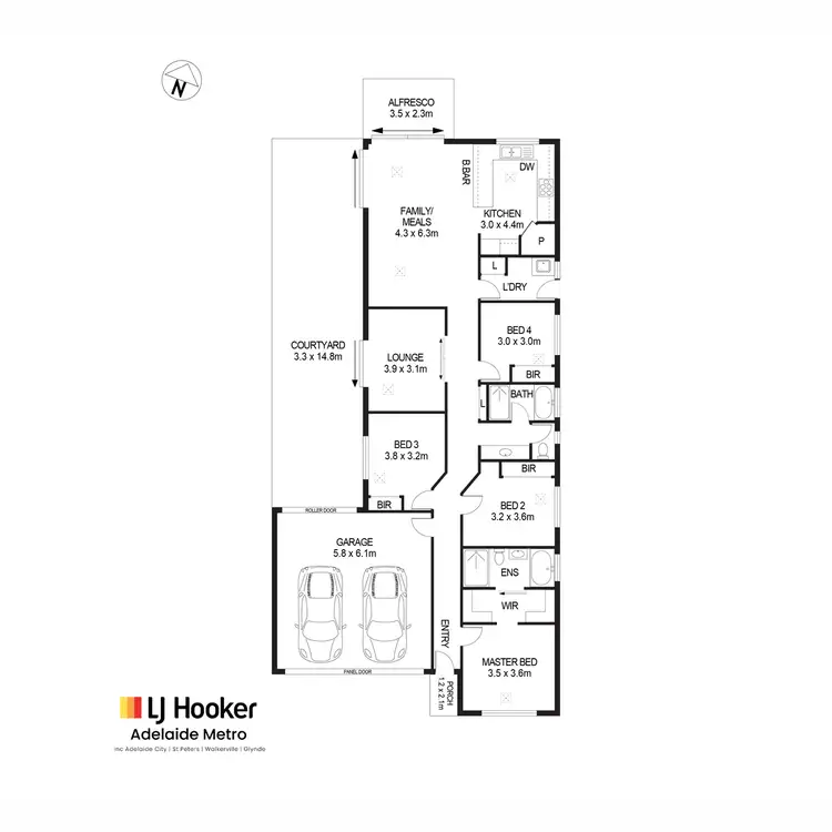 Floorplan of Homely house listing, 38 Branson Avenue, Clearview SA 5085