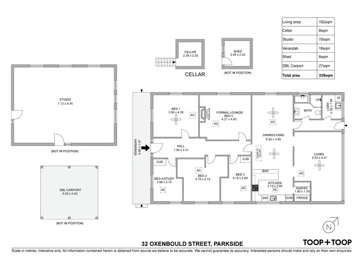 Floorplan of Homely house listing, 32 Oxenbould Street, Parkside SA 5063