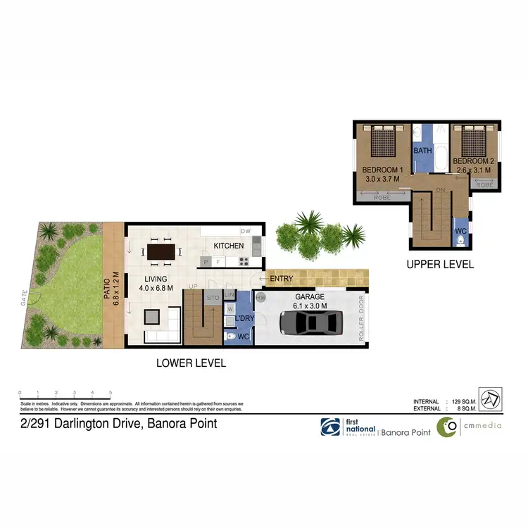 Floorplan of Homely townhouse listing, 2/291 Darlington Drive, Banora Point NSW 2486
