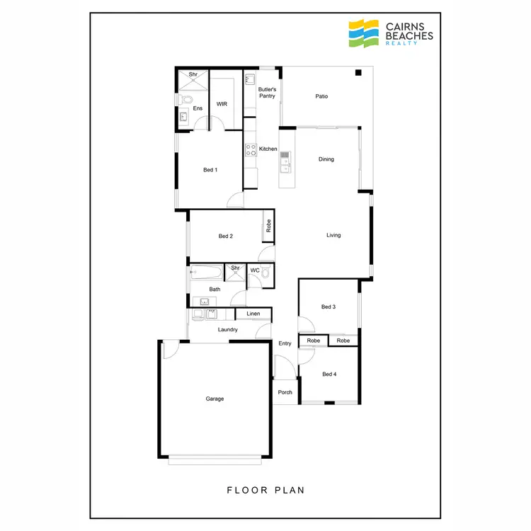 Floorplan of Homely house listing, 32 Lorne Loop, Kewarra Beach QLD 4879