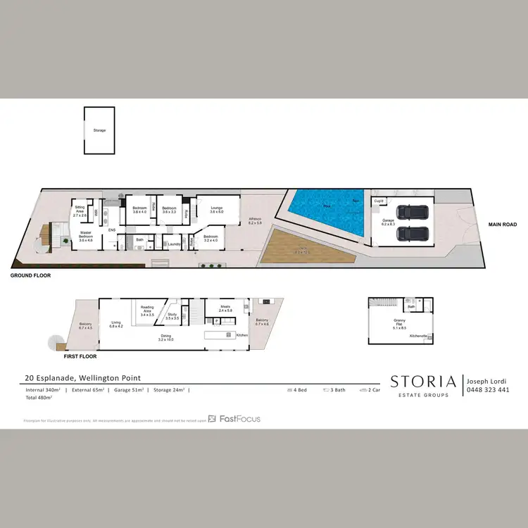 Floorplan of Homely house listing, 20 Esplanade, Wellington Point QLD 4160