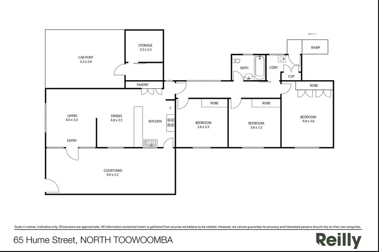 Floorplan of Homely house listing, 65 Hume Street, North Toowoomba QLD 4350