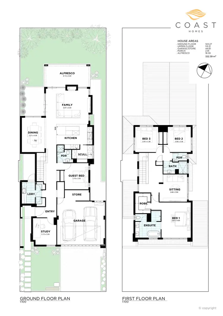 Floorplan of Homely house listing, 81A Glenelg Avenue, Wembley Downs WA 6019