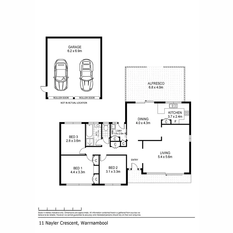 Floorplan of Homely house listing, 11 Nayler Crescent, Warrnambool VIC 3280