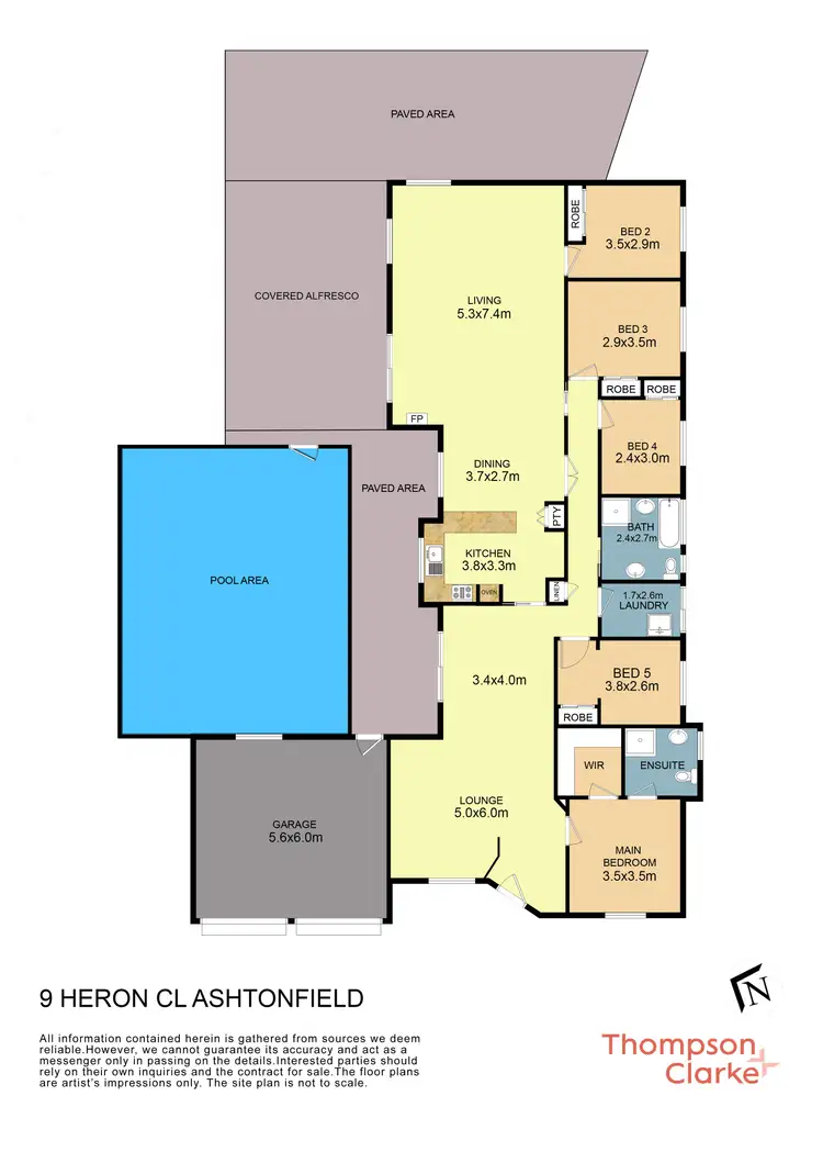 Floorplan of Homely house listing, 9 Heron Close, Ashtonfield NSW 2323