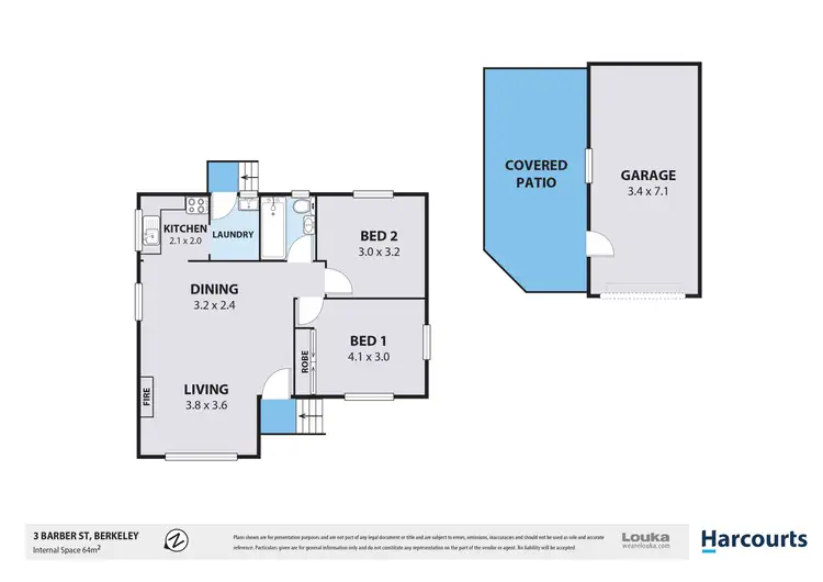 Floorplan of Homely house listing, 3 Barber Street, Berkeley NSW 2506