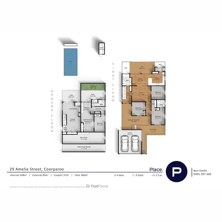 Floorplan of Homely house listing, 29 Amelia Street, Coorparoo QLD 4151