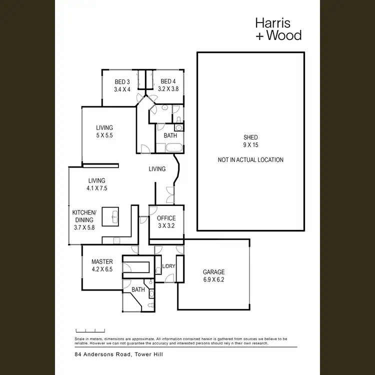 Floorplan of Homely house listing, 84 Andersons Road, Tower Hill VIC 3283