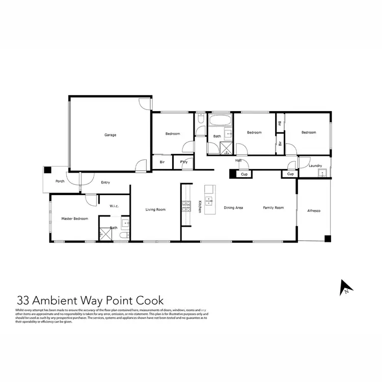 Floorplan of Homely house listing, 33 Ambient Way, Point Cook VIC 3030