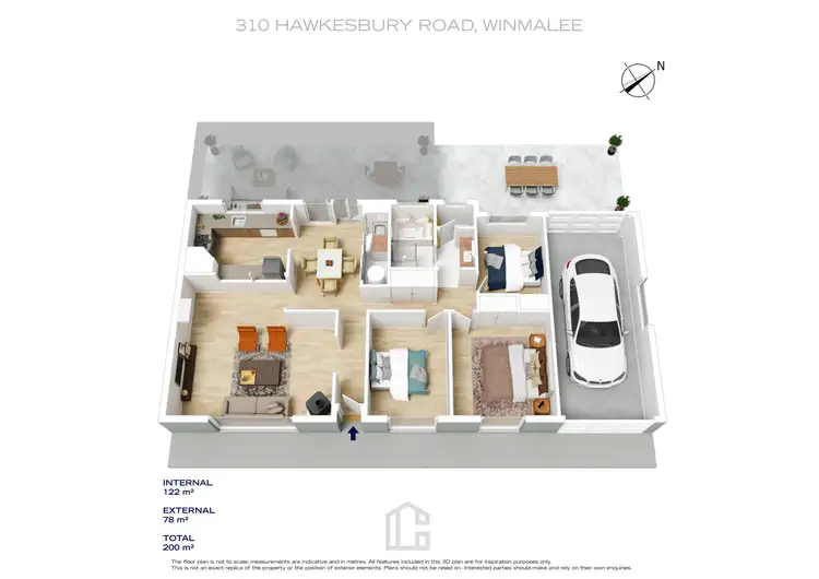 Floorplan of Homely house listing, 310 Hawkesbury Road, Winmalee NSW 2777