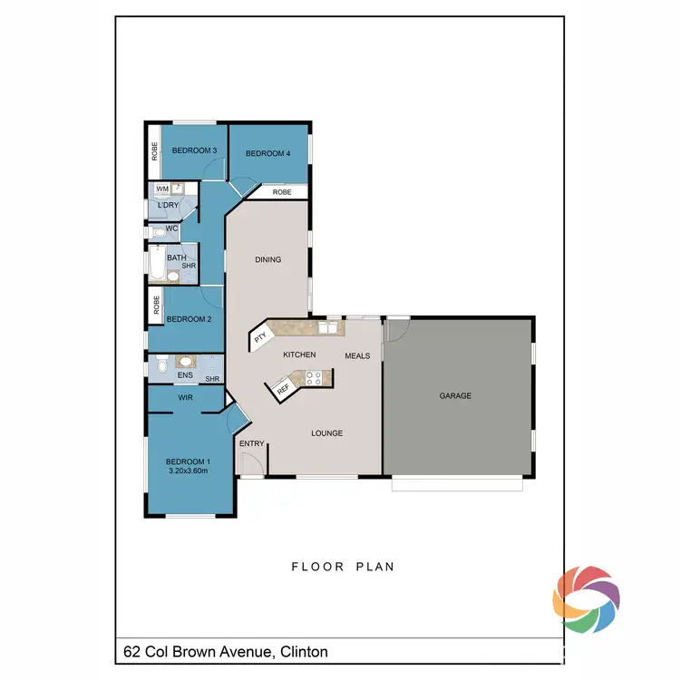 Floorplan of Homely house listing, 62 Col Brown Avenue, Clinton QLD 4680