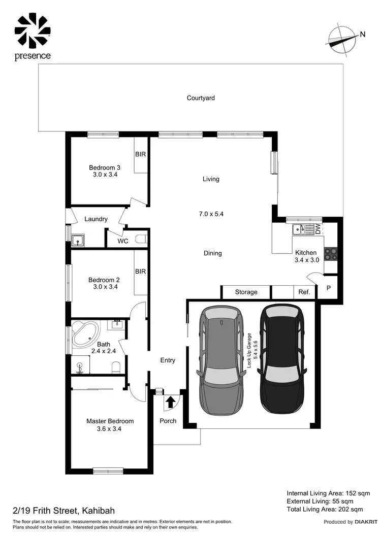 Floorplan of Homely villa listing, 2/19 Frith Street, Kahibah NSW 2290