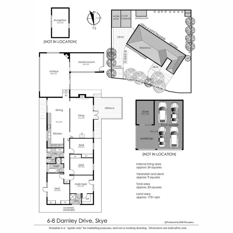 Floorplan of Homely house listing, 6-8 Darnley Drive, Skye VIC 3977