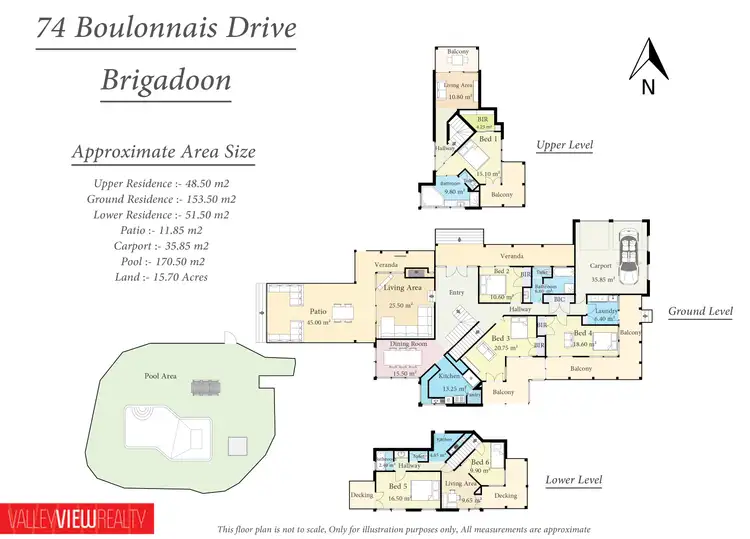 Floorplan of Homely rural property listing, 74 Boulonnais Drive, Brigadoon WA 6069