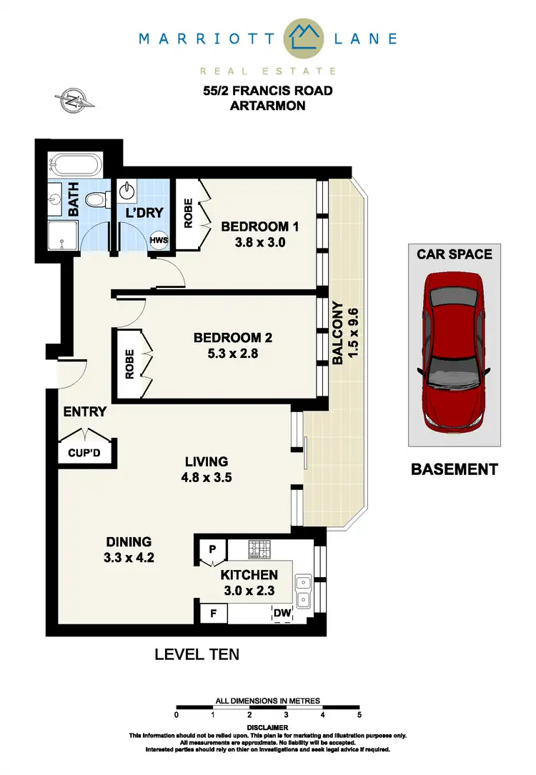 Floorplan of Homely unit listing, 55/2 Francis Road, Artarmon NSW 2064