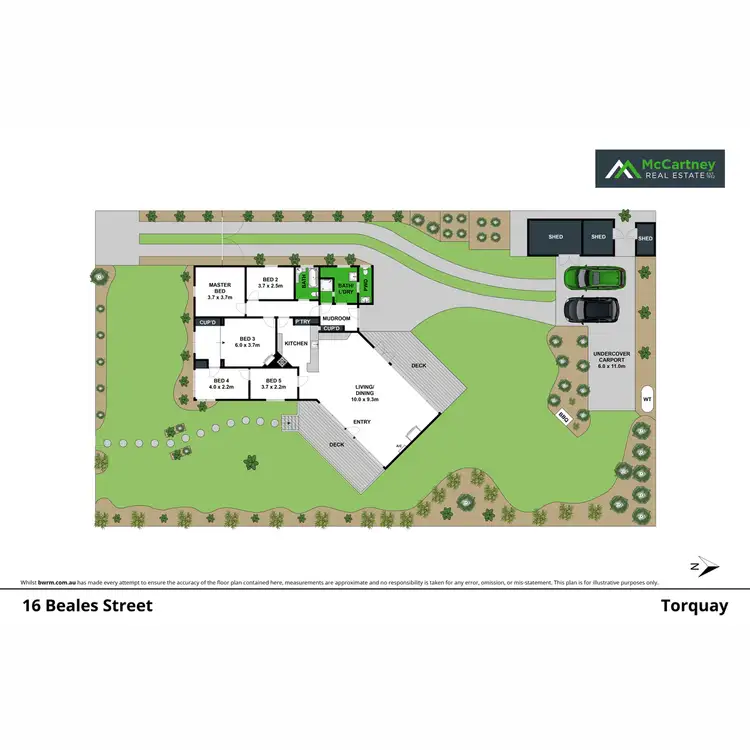 Floorplan of Homely house listing, 16 Beales Street, Torquay VIC 3228