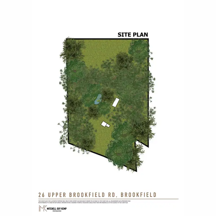 Floorplan of Homely rural property listing, 26 Upper Brookfield Road, Brookfield QLD 4069