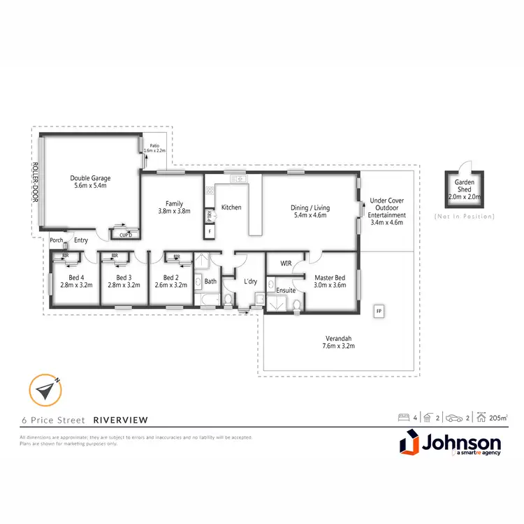 Floorplan of Homely house listing, 6 Price Street, Riverview QLD 4303