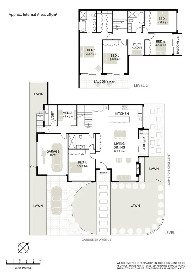 Floorplan of Homely semi-detached listing, 10 Gardener Avenue, Ryde NSW 2112