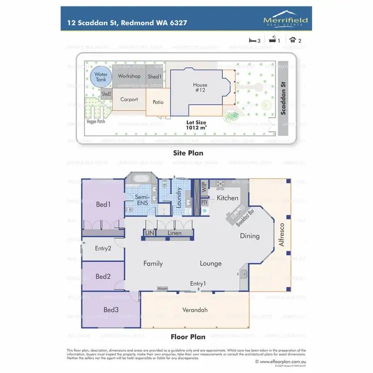 Floorplan of Homely house listing, 12 Scaddan Street, Redmond WA 6327