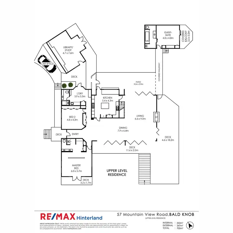 Floorplan of Homely house listing, 57 Mountain View Road, Bald Knob QLD 4552
