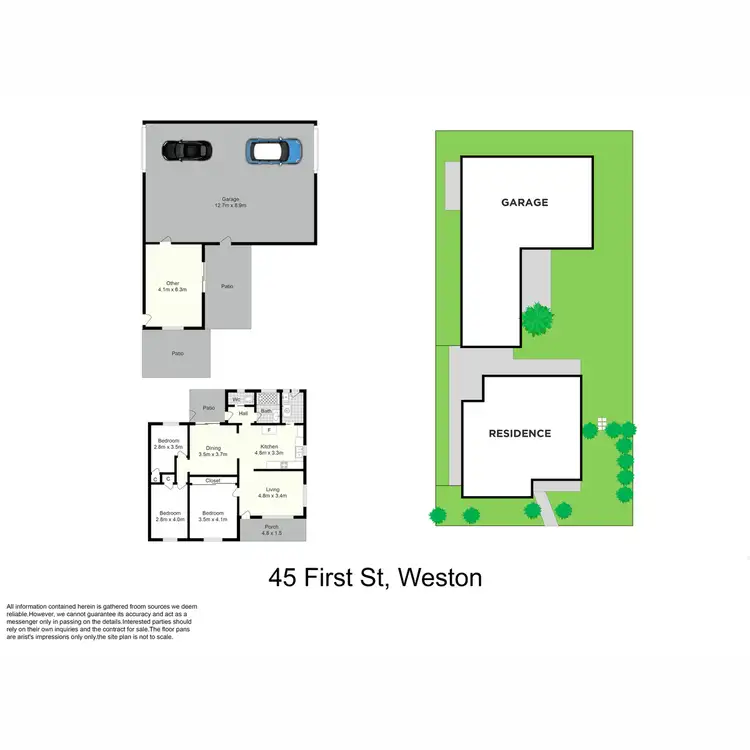 Floorplan of Homely house listing, 45 First Street, Weston NSW 2326