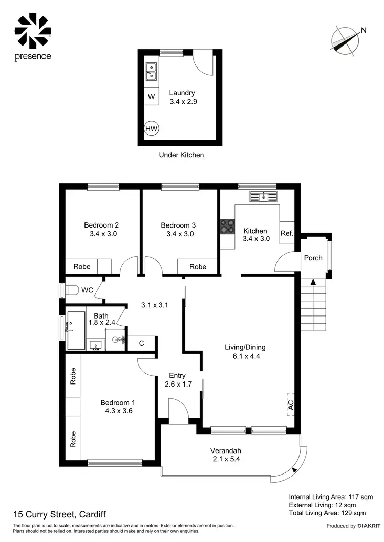 Floorplan of Homely house listing, 15 Curry Street, Cardiff NSW 2285