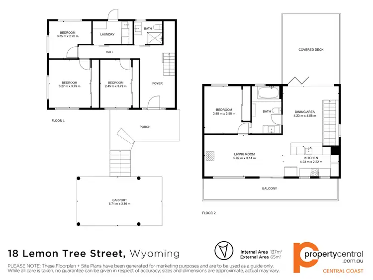 Floorplan of Homely house listing, 18 Lemon Tree Street, Wyoming NSW 2250
