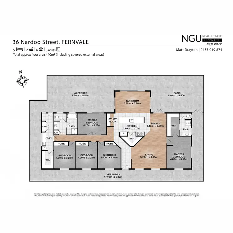 Floorplan of Homely house listing, 36 Nardoo Street, Fernvale QLD 4306
