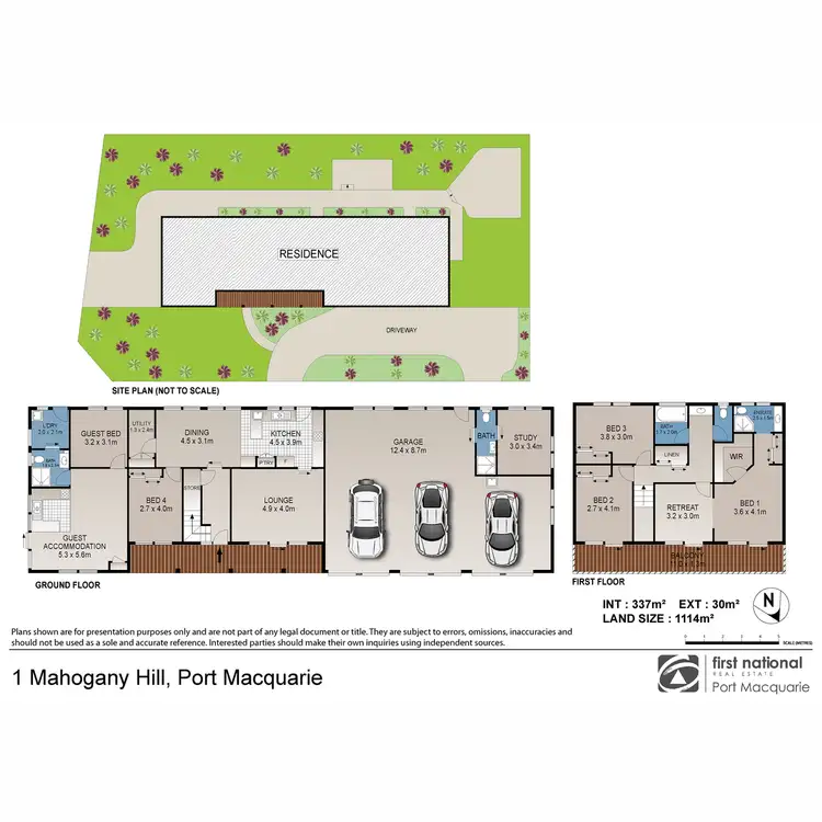 Floorplan of Homely house listing, 1 Mahogany Hill, Port Macquarie NSW 2444