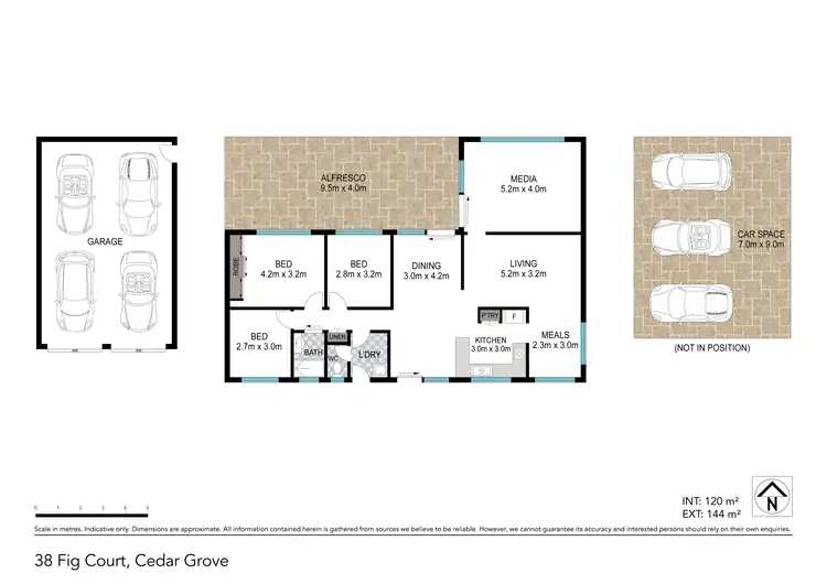 Floorplan of Homely house listing, 38 Fig Court, Cedar Grove QLD 4285