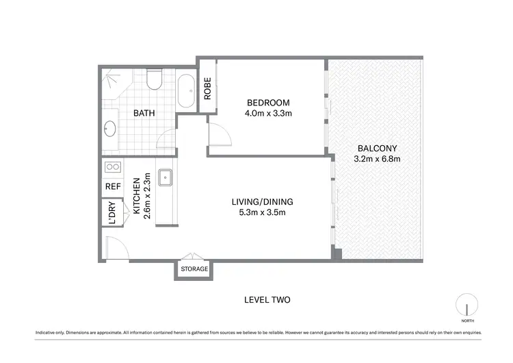 Floorplan of Homely apartment listing, 207/187 Kent Street, Sydney NSW 2000