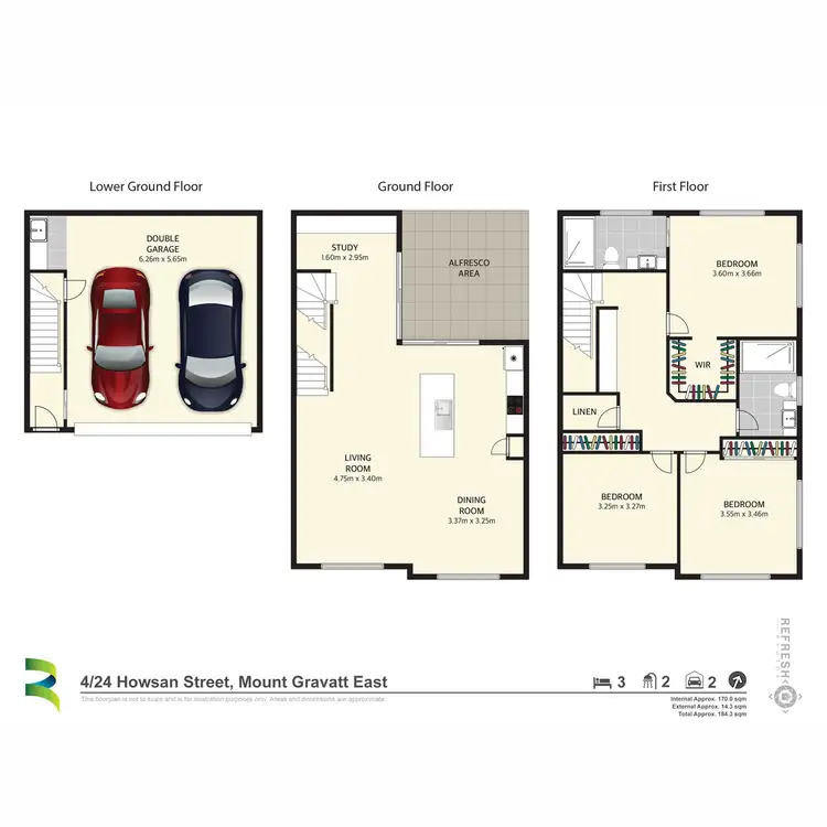Floorplan of Homely townhouse listing, 4/24 Howsan Street, Mount Gravatt East QLD 4122