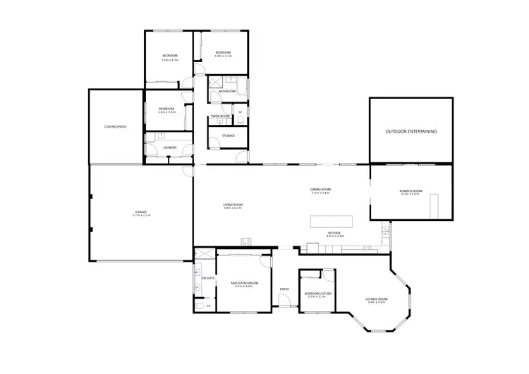 Floorplan of Homely house listing, 16 Romsey Court, Wodonga VIC 3690