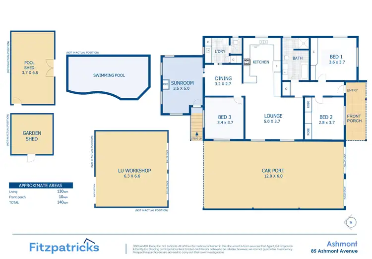 Floorplan of Homely house listing, 85 Ashmont Avenue, Ashmont NSW 2650