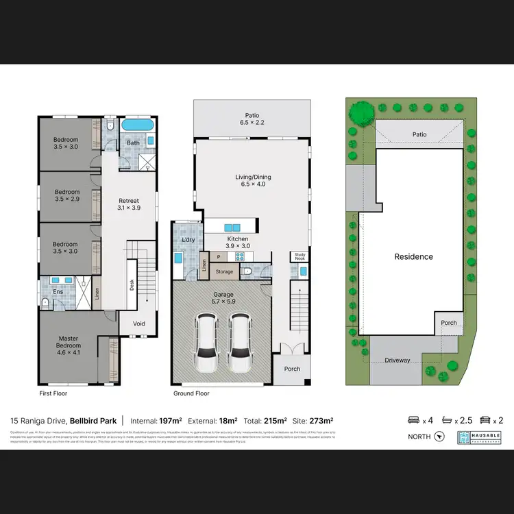 Floorplan of Homely house listing, 15 Raniga Drive, Bellbird Park QLD 4300