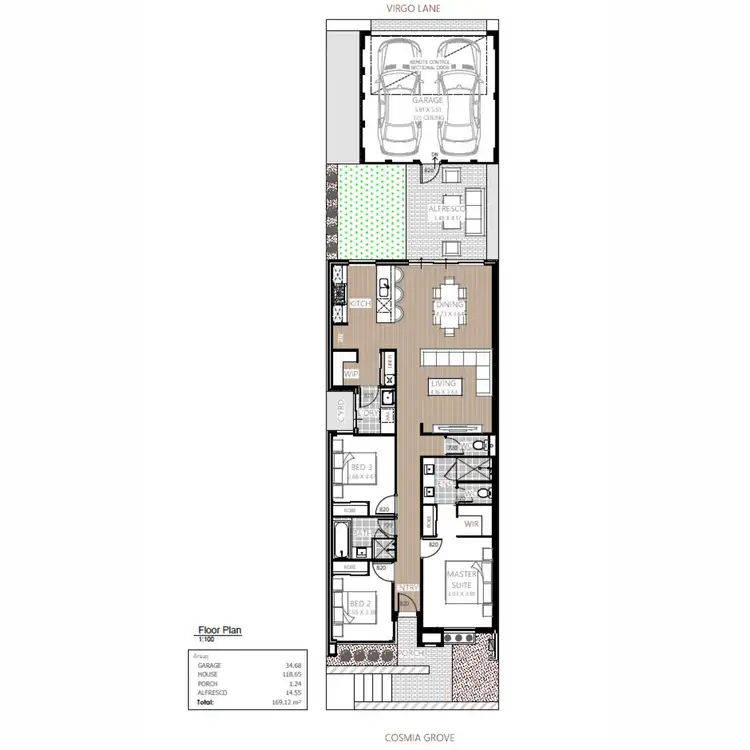 Floorplan of Homely house listing, 49 Cosmia Grove, Jindalee WA 6036