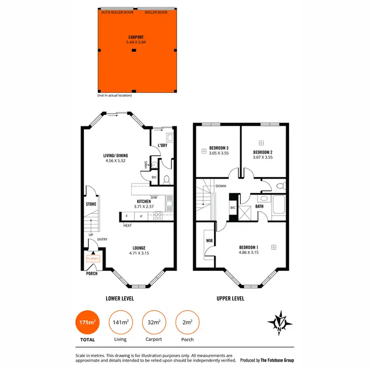 Floorplan of Homely townhouse listing, 8 Bagshaw Way, Mile End SA 5031
