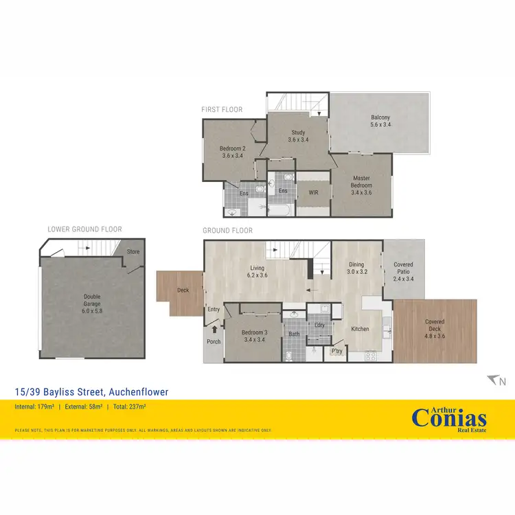 Floorplan of Homely townhouse listing, Address available on request
